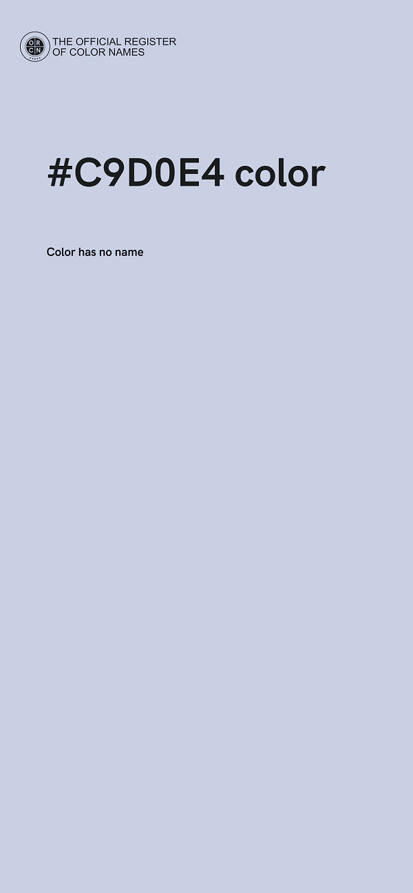 #C9D0E4 color image