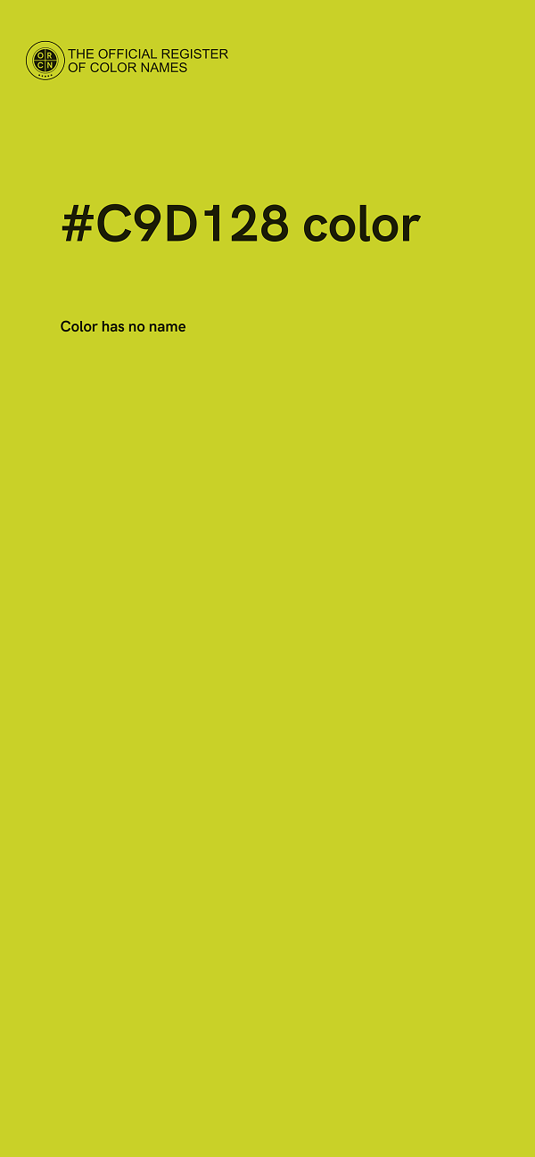 #C9D128 color image