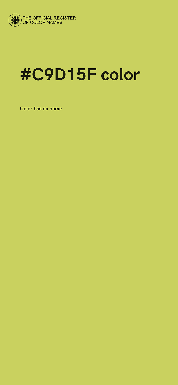 #C9D15F color image