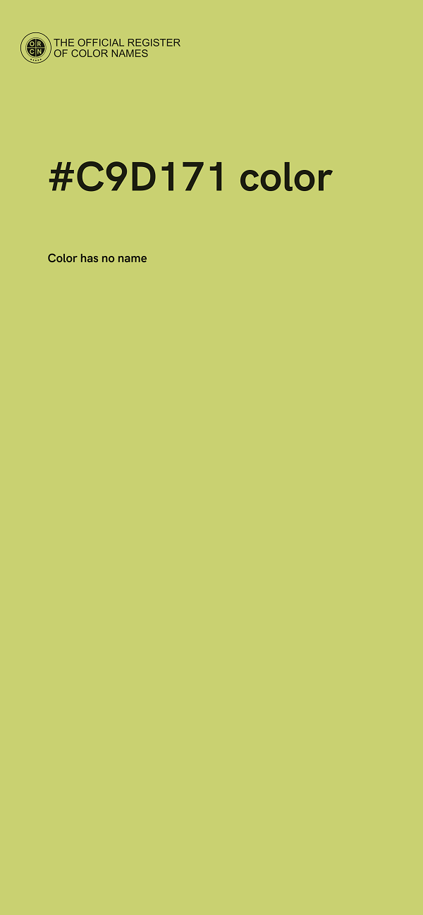 #C9D171 color image
