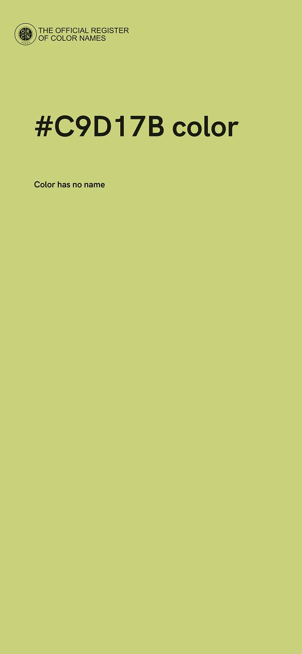 #C9D17B color image