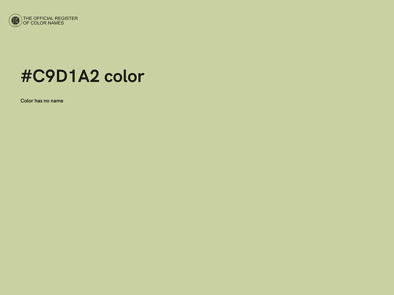 #C9D1A2 color image