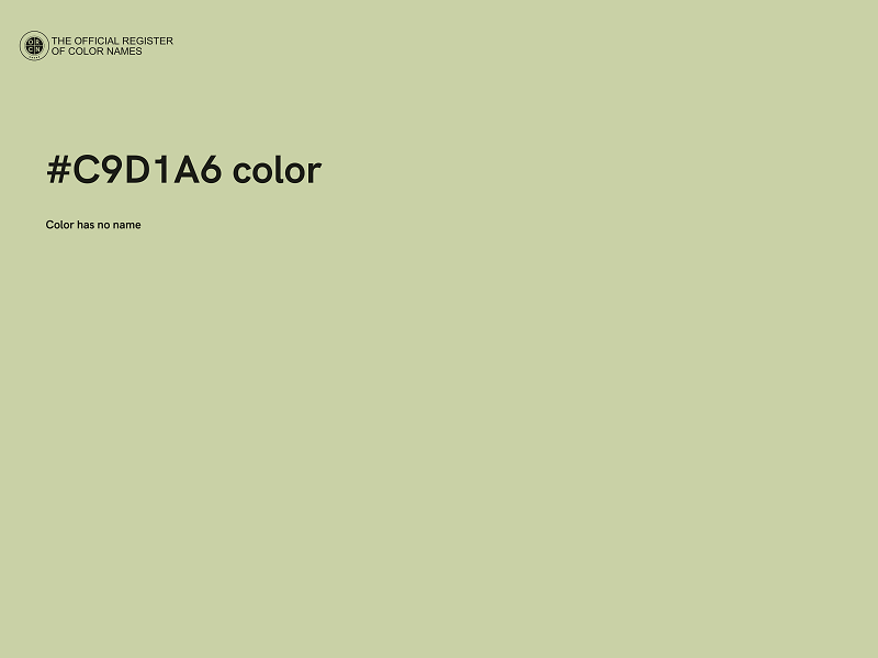 #C9D1A6 color image