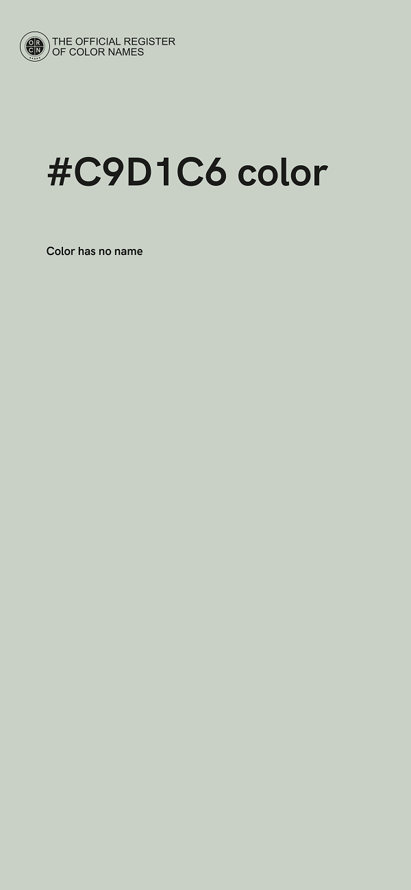 #C9D1C6 color image