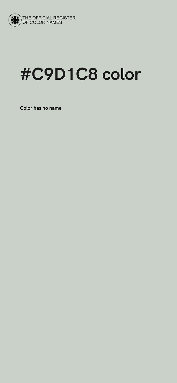 #C9D1C8 color image