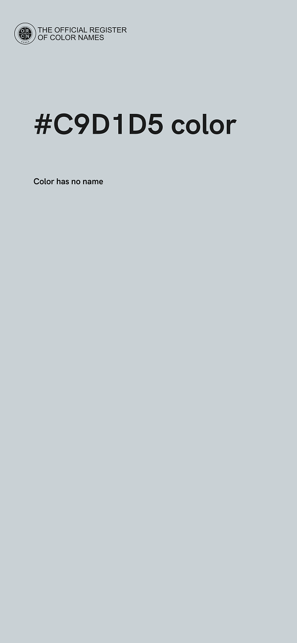 #C9D1D5 color image