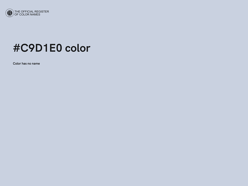 #C9D1E0 color image