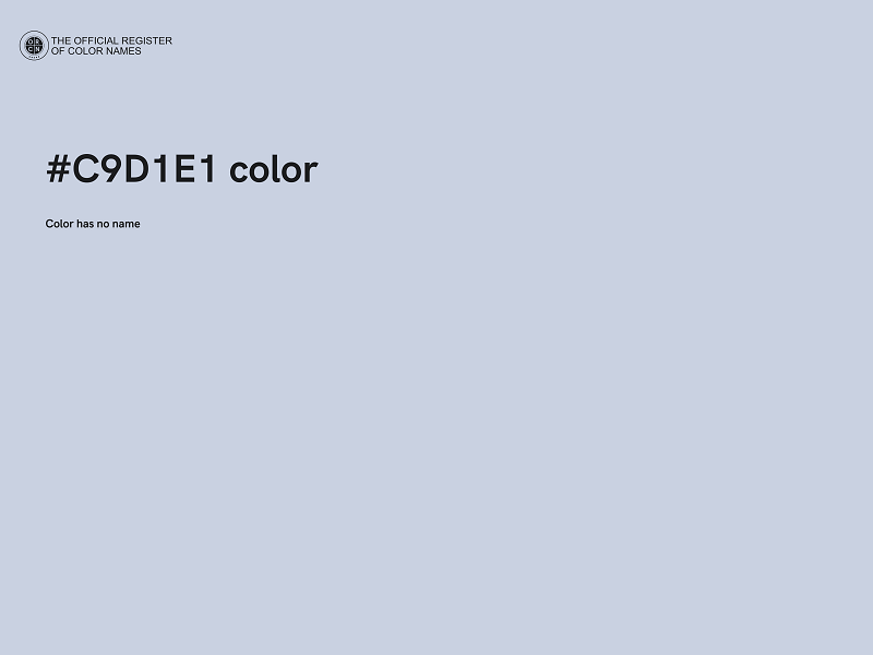 #C9D1E1 color image