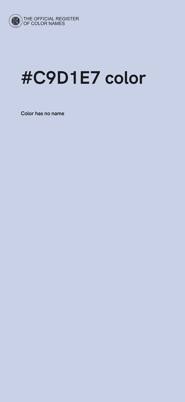 #C9D1E7 color image