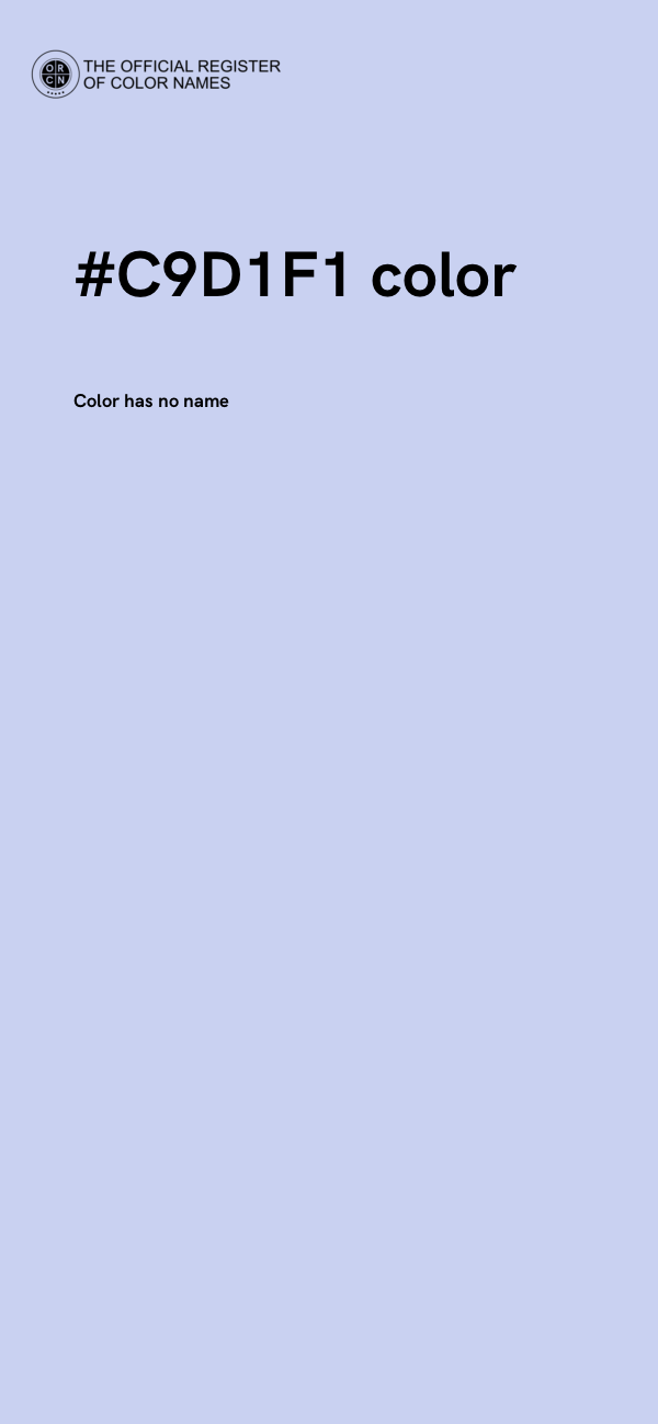 #C9D1F1 color image