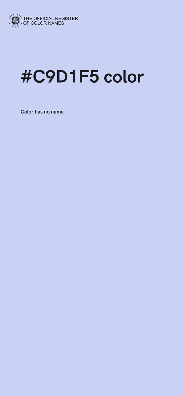 #C9D1F5 color image