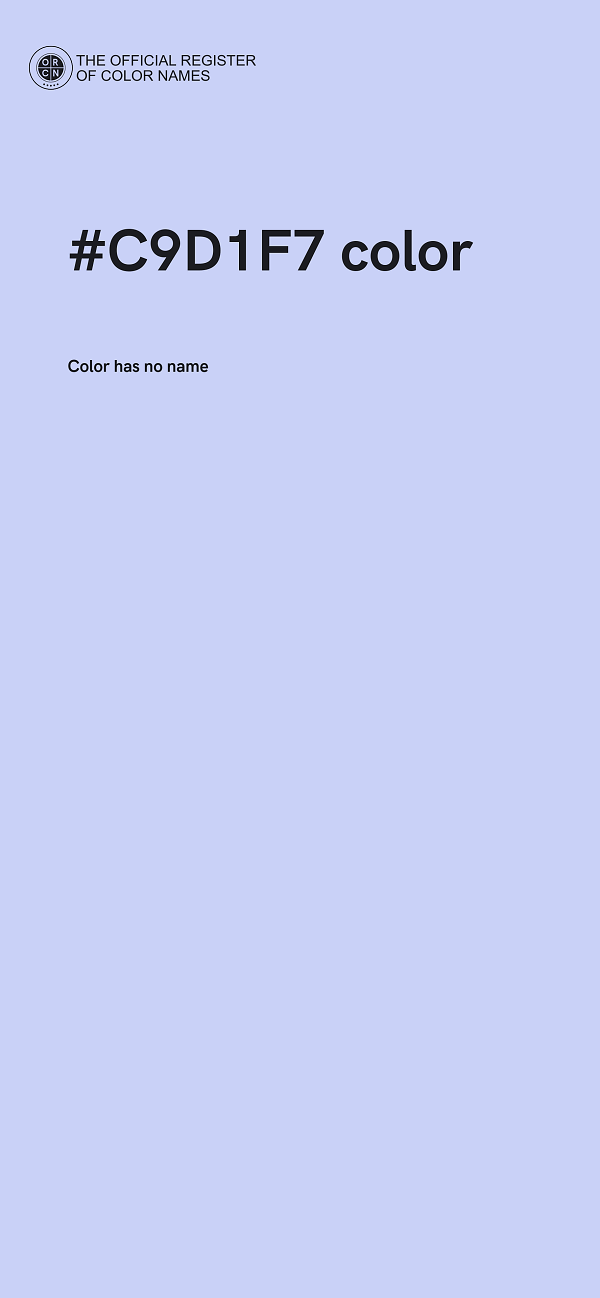 #C9D1F7 color image