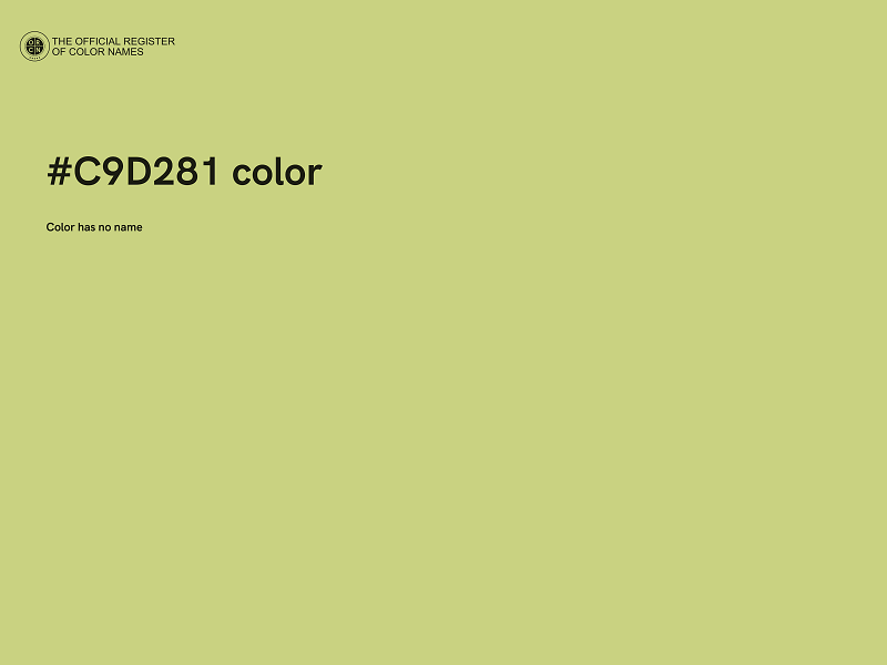 #C9D281 color image