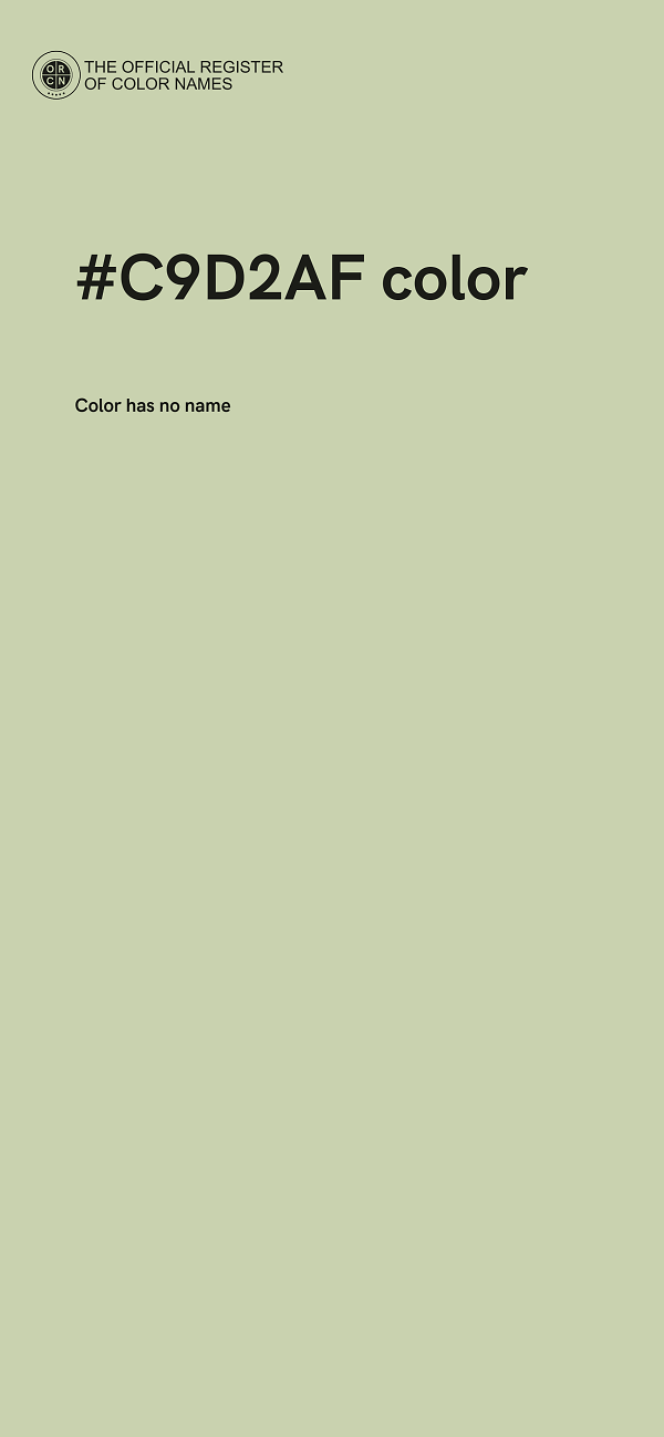 #C9D2AF color image