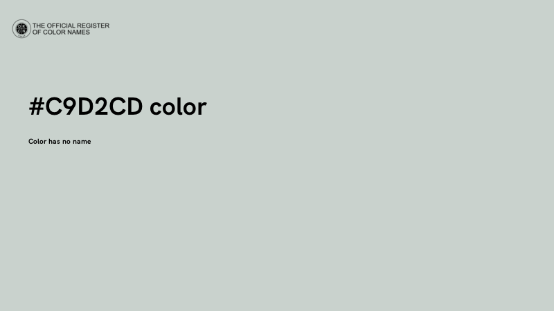 #C9D2CD color image