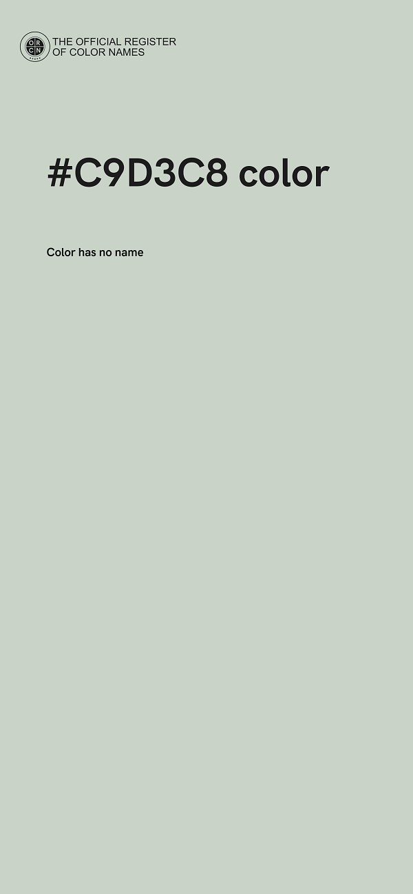 #C9D3C8 color image