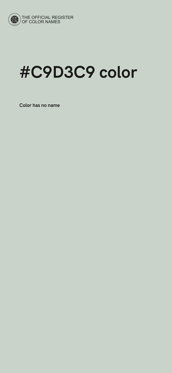 #C9D3C9 color image