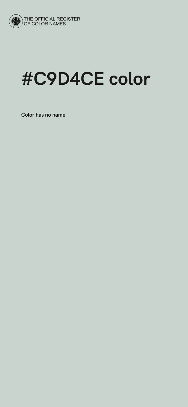 #C9D4CE color image
