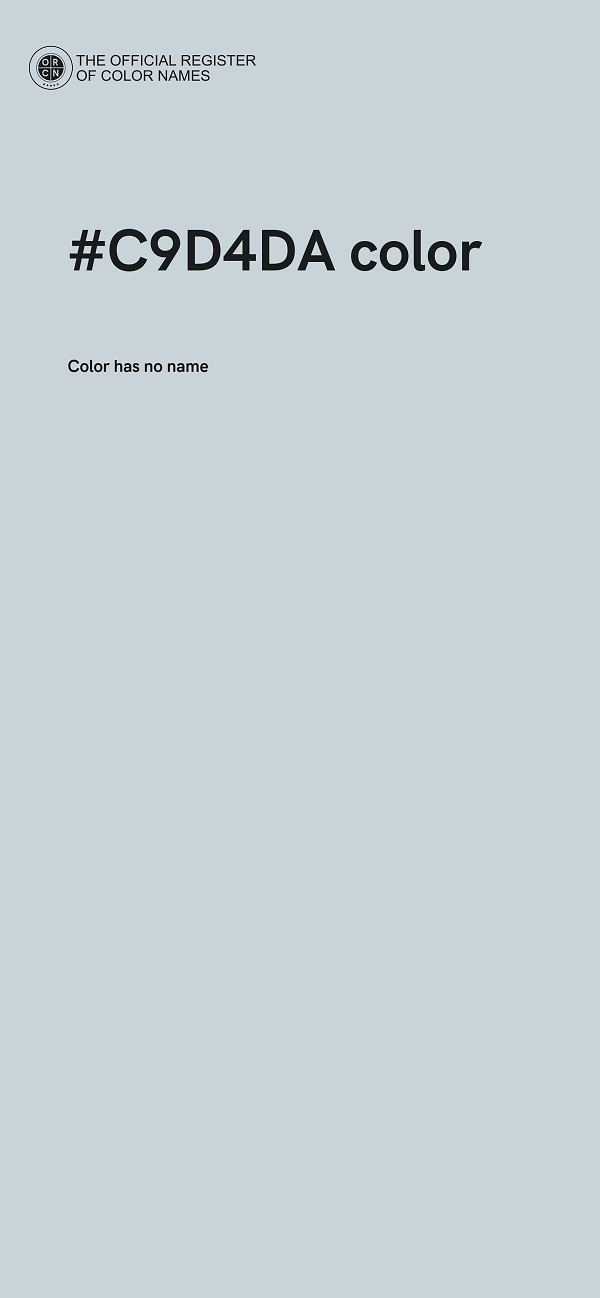 #C9D4DA color image