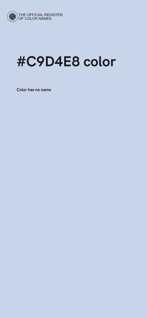 #C9D4E8 color image