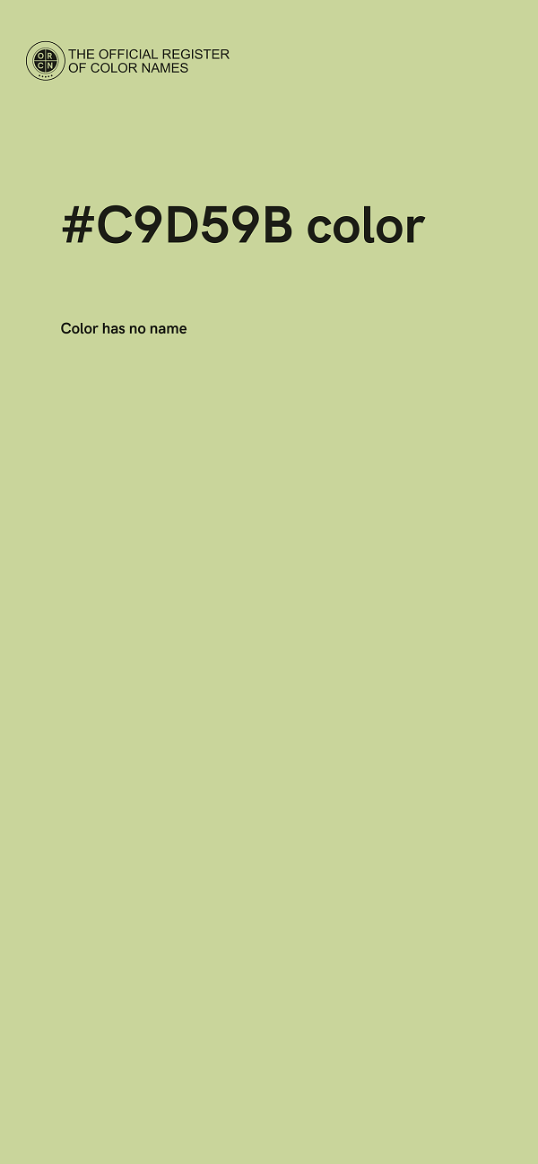 #C9D59B color image