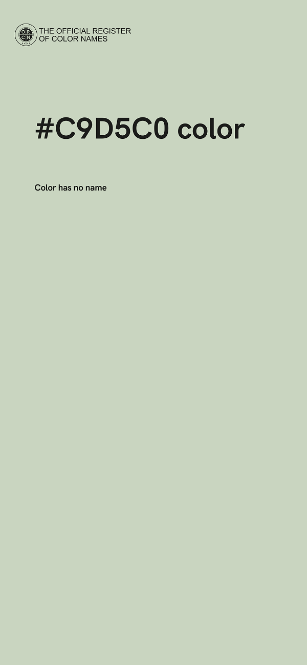 #C9D5C0 color image