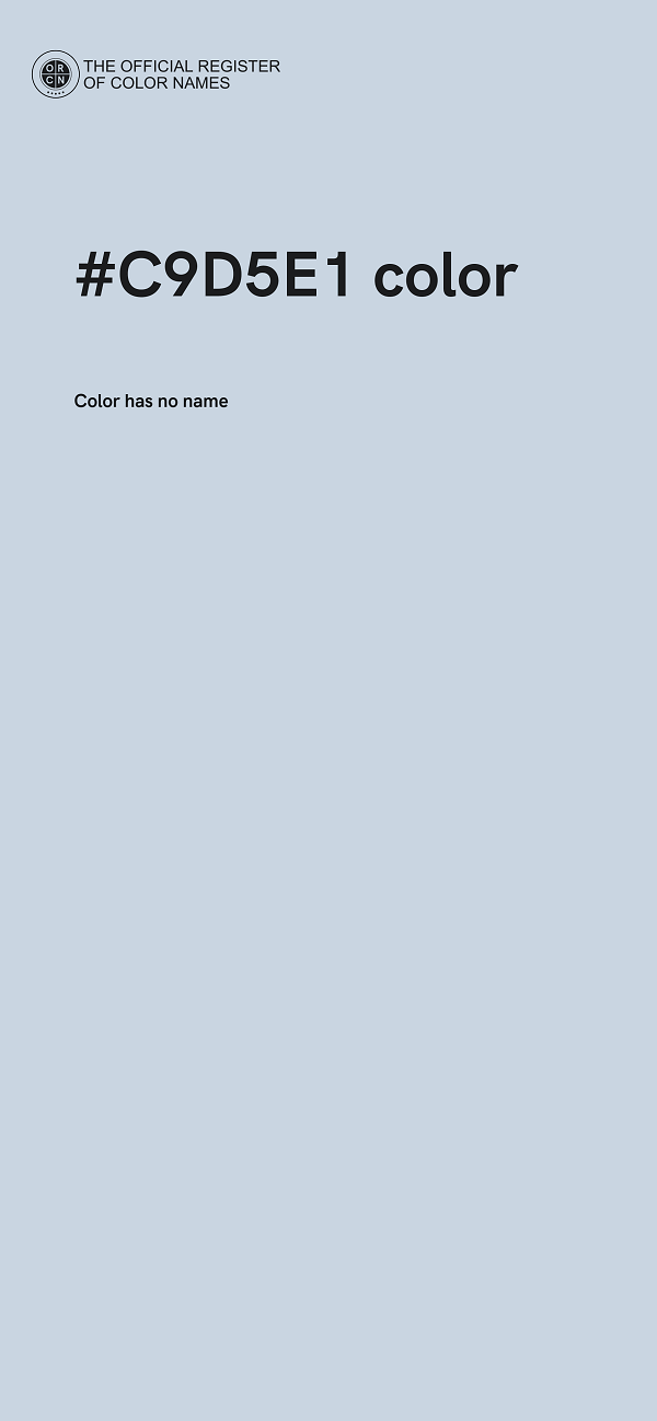 #C9D5E1 color image