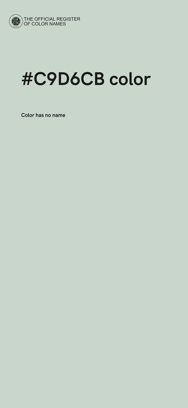#C9D6CB color image
