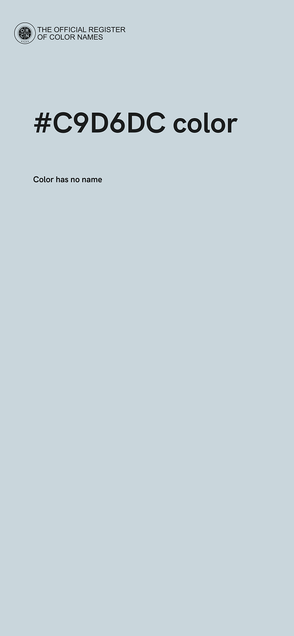 #C9D6DC color image