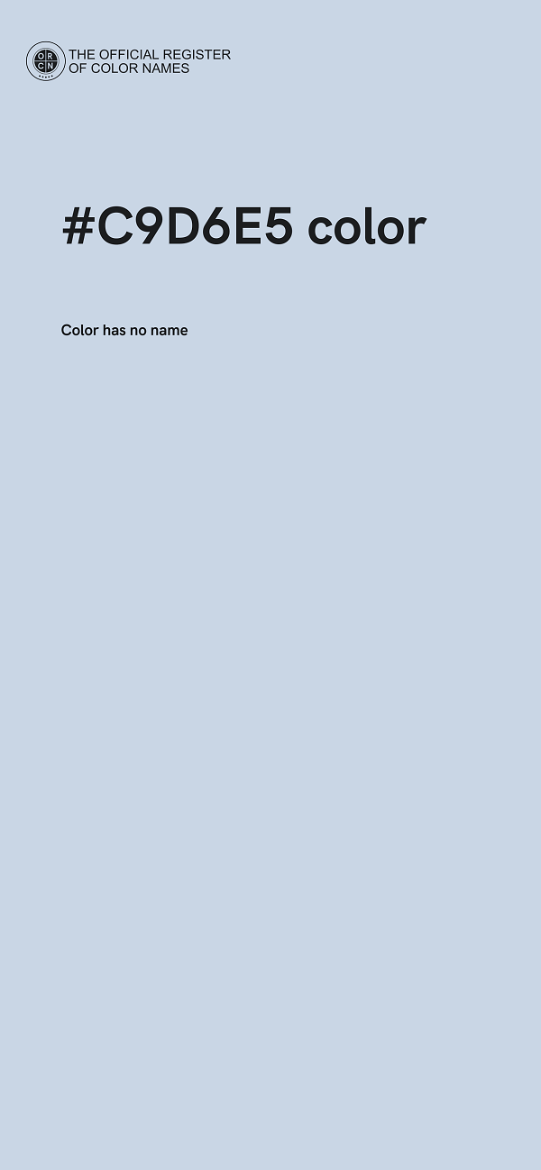 #C9D6E5 color image
