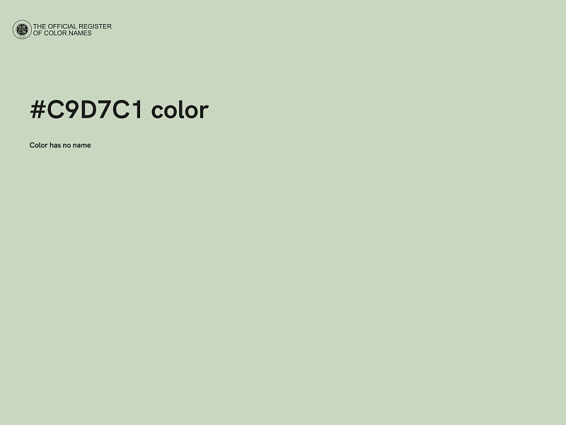 #C9D7C1 color image