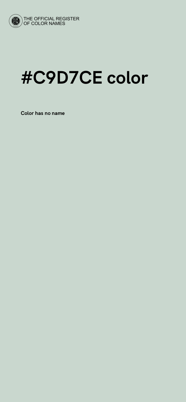 #C9D7CE color image