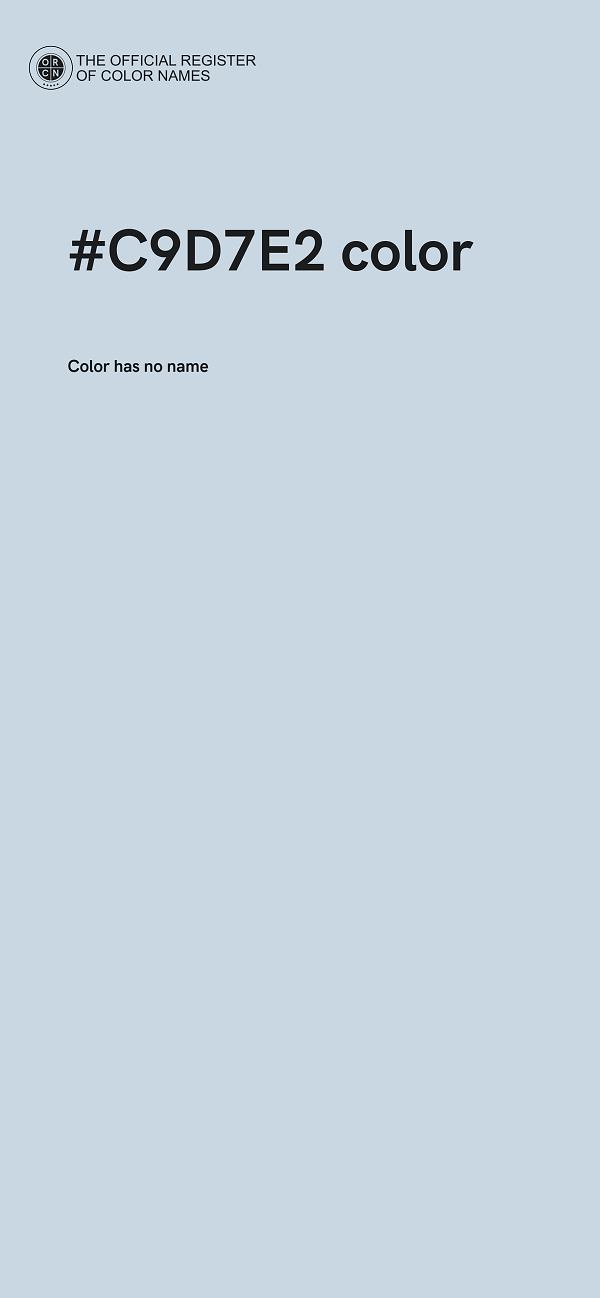 #C9D7E2 color image