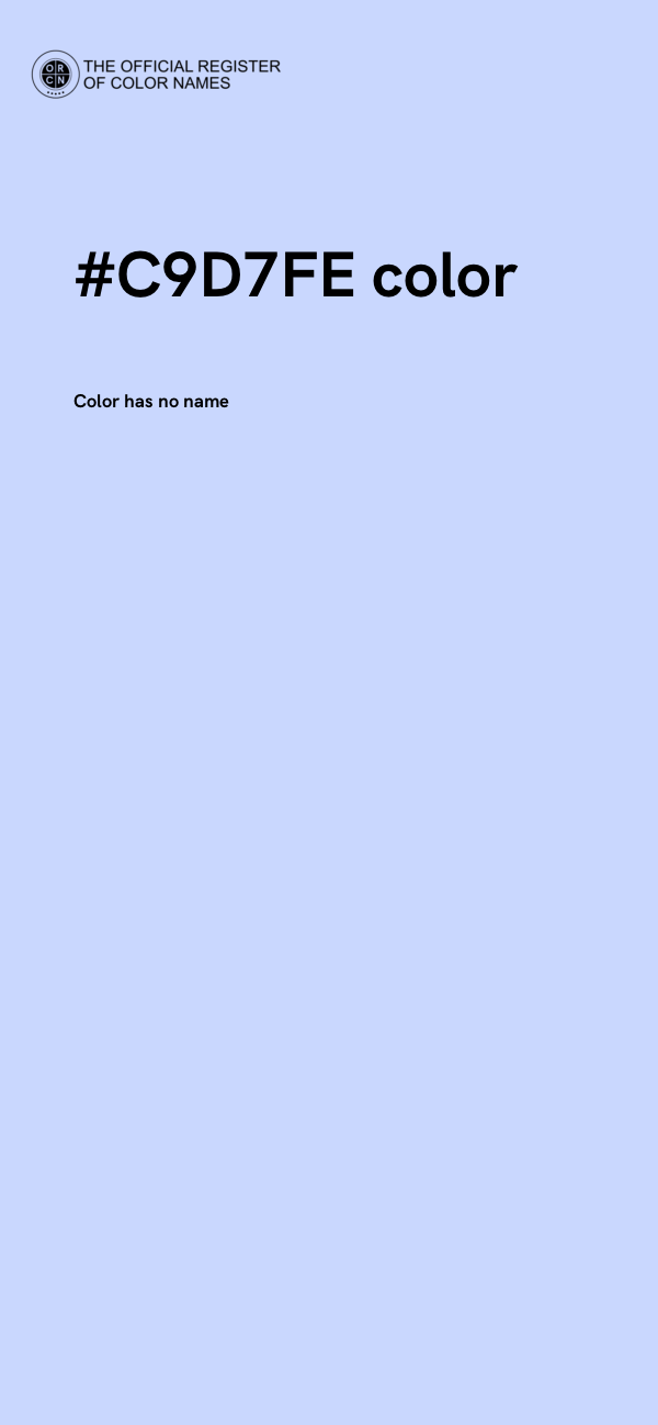 #C9D7FE color image