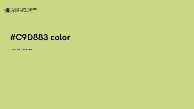 #C9D883 color image