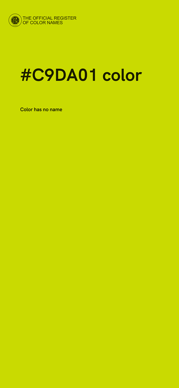 #C9DA01 color image