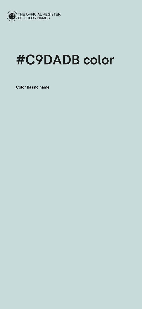 #C9DADB color image