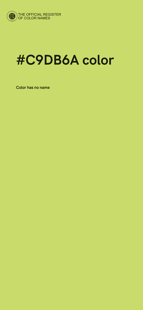 #C9DB6A color image
