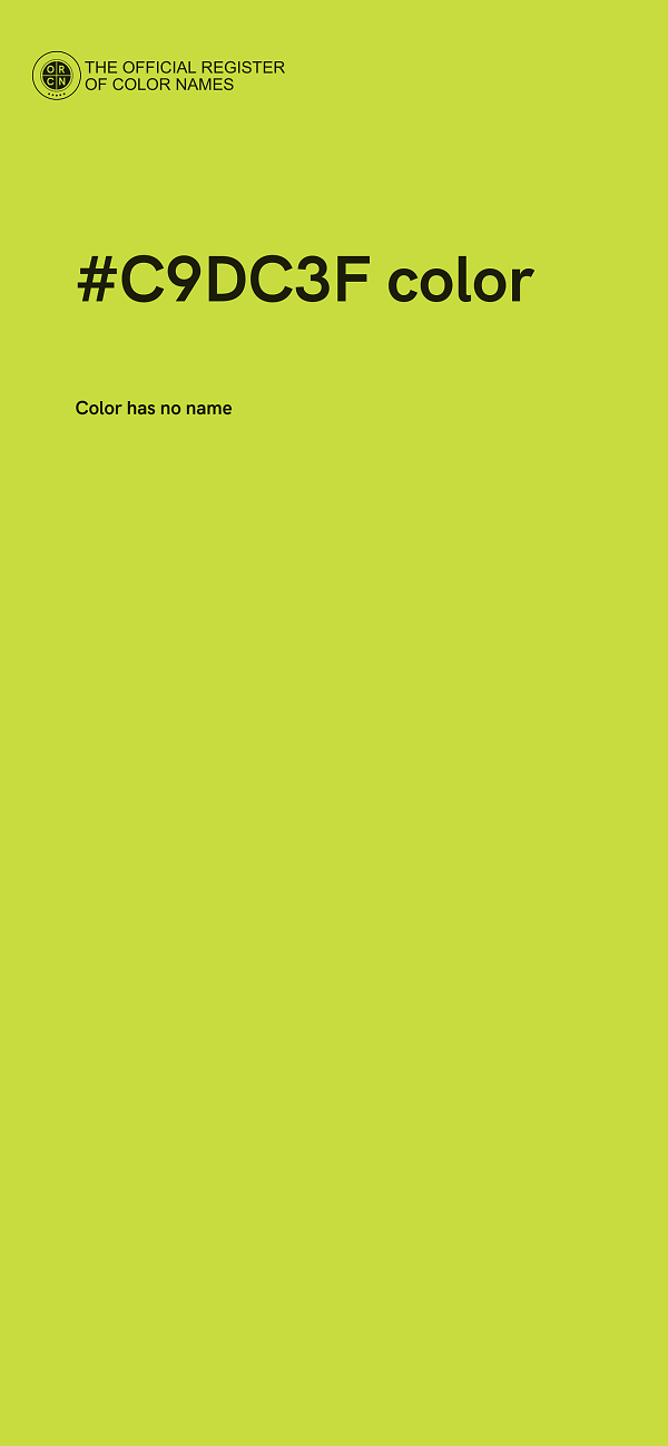 #C9DC3F color image