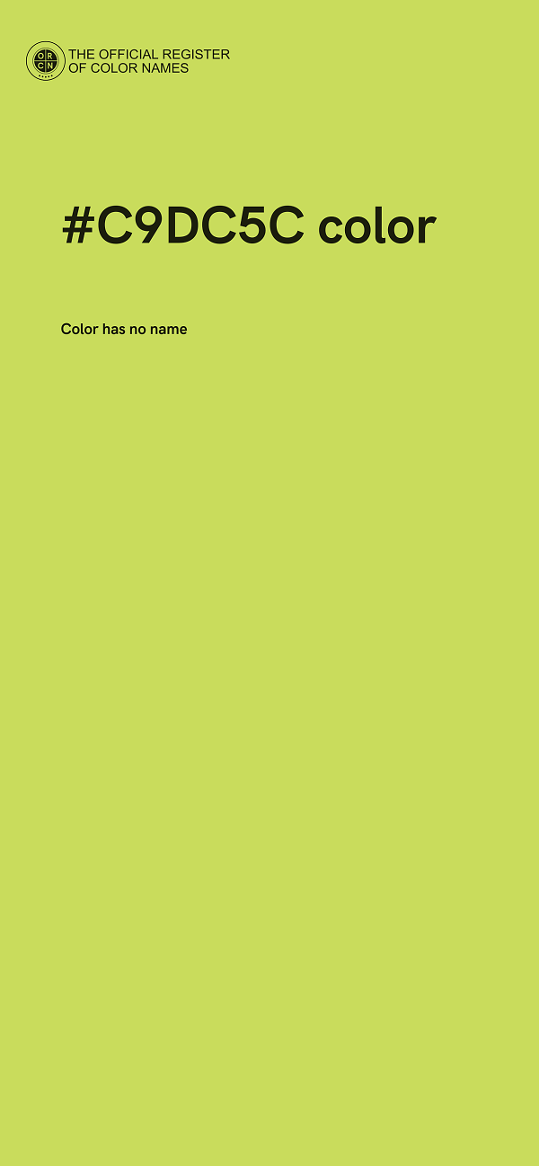 #C9DC5C color image