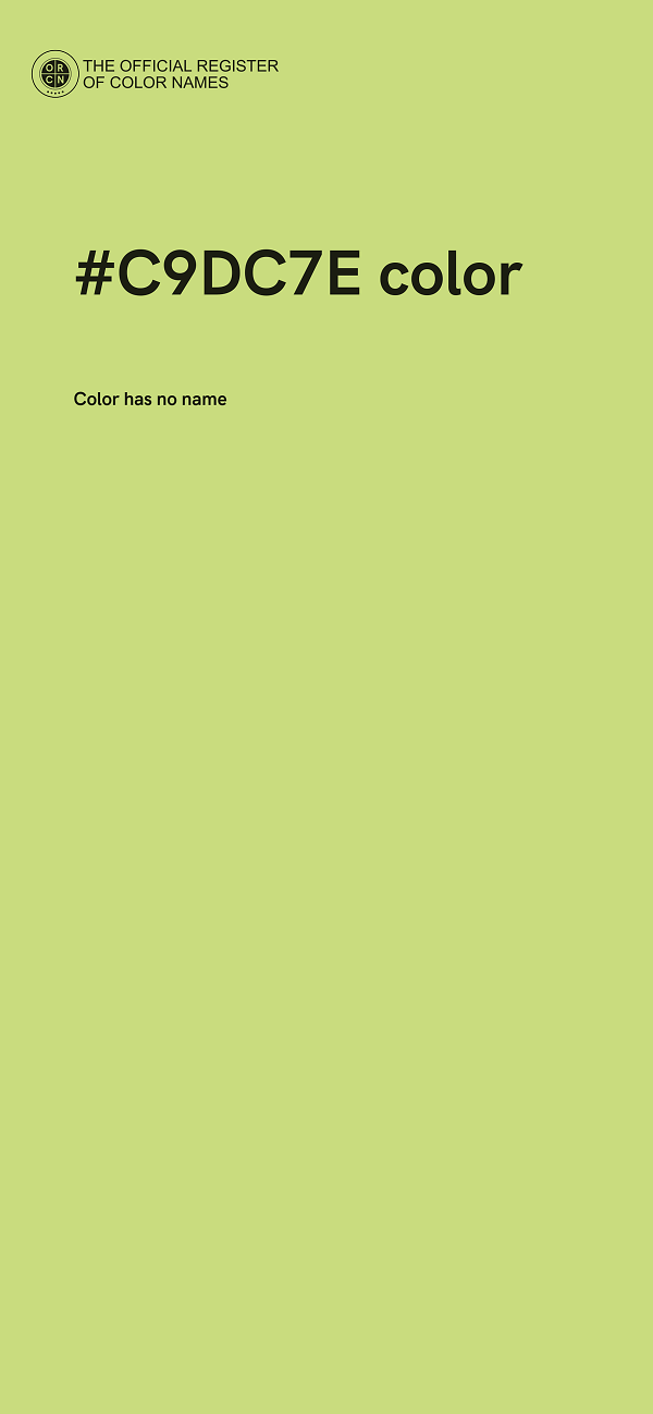 #C9DC7E color image