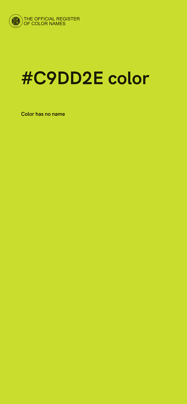 #C9DD2E color image