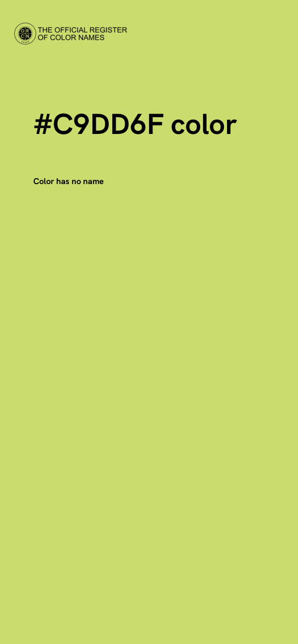 #C9DD6F color image