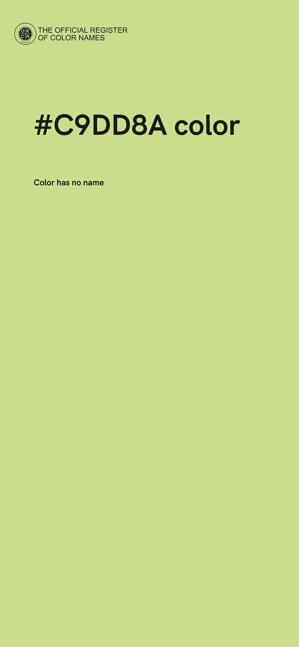 #C9DD8A color image