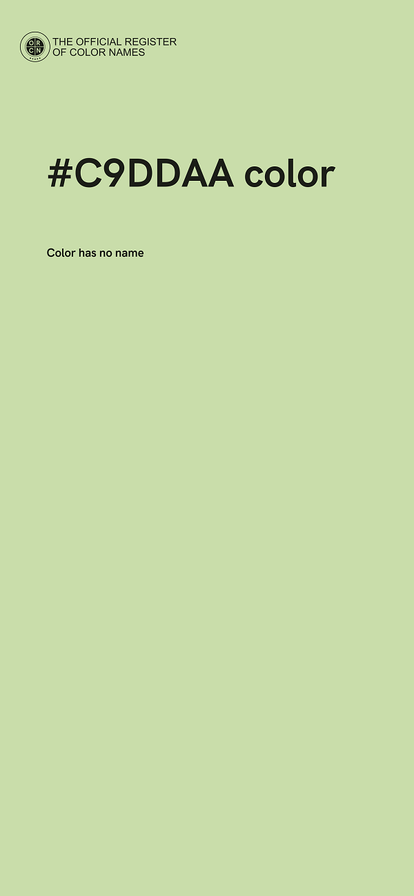 #C9DDAA color image