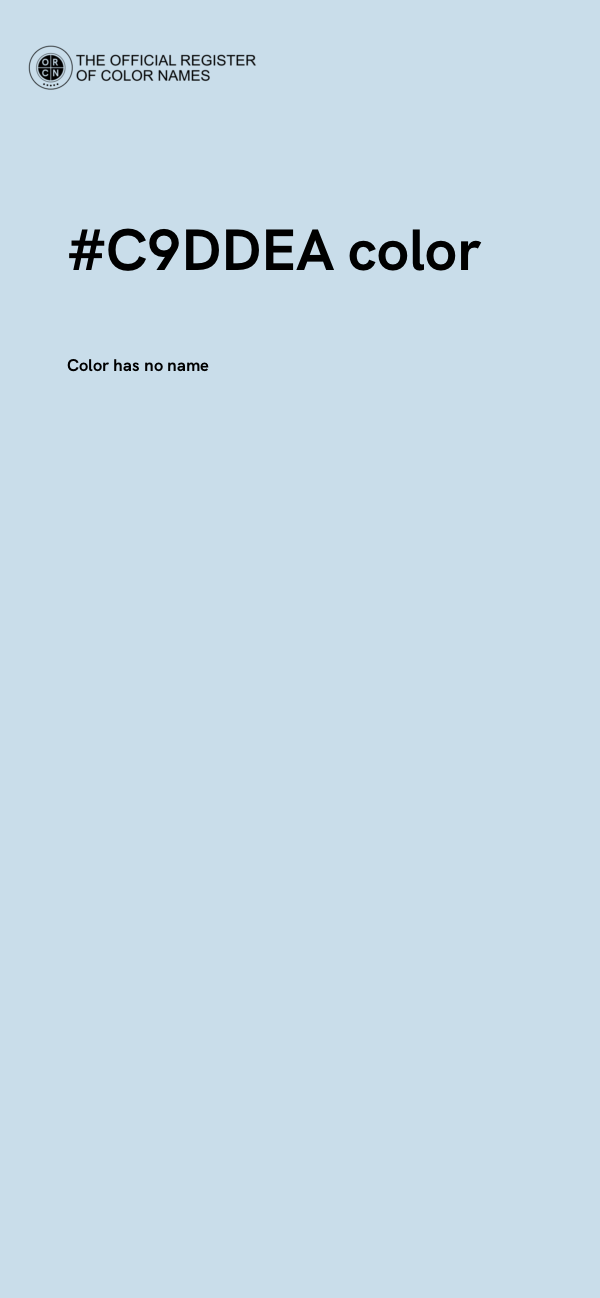 #C9DDEA color image