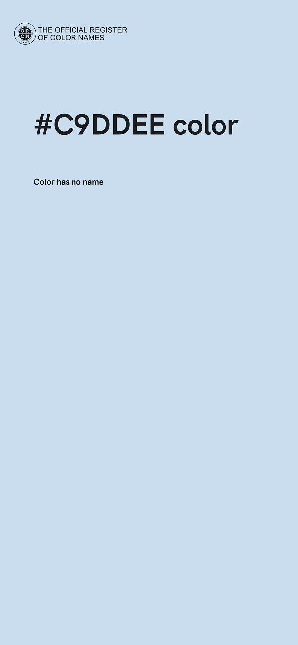 #C9DDEE color image