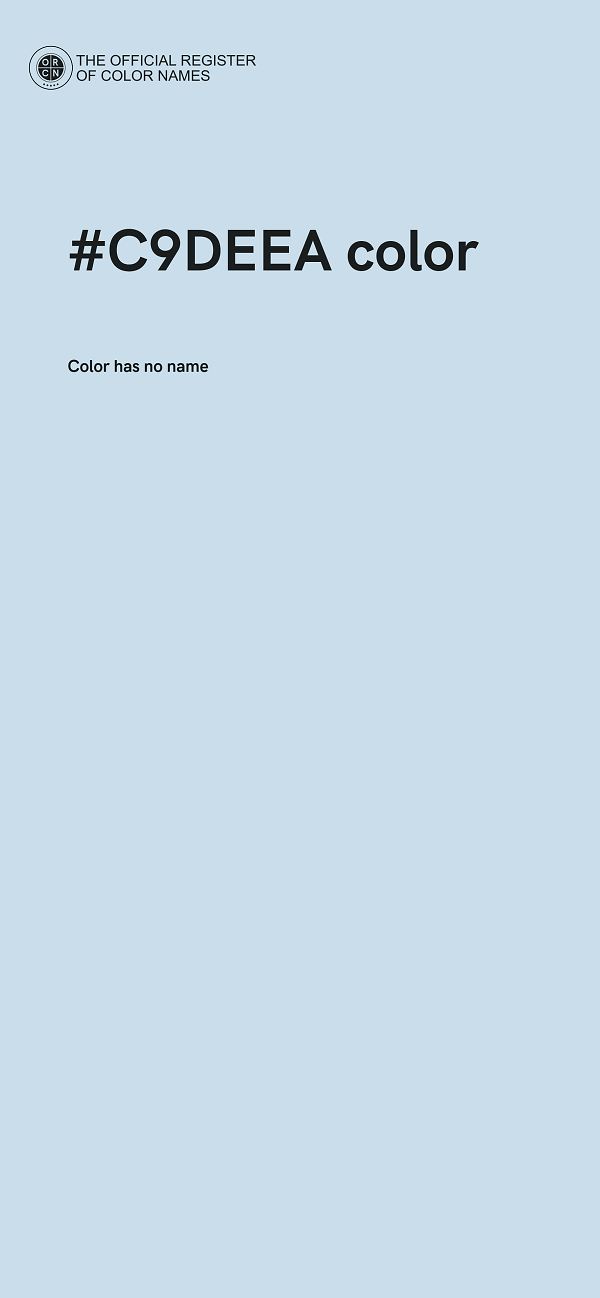 #C9DEEA color image