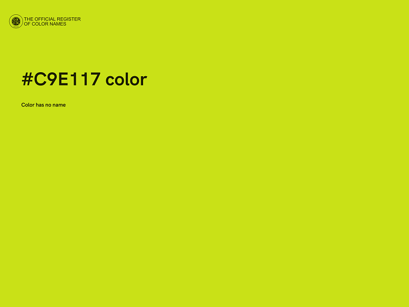 #C9E117 color image