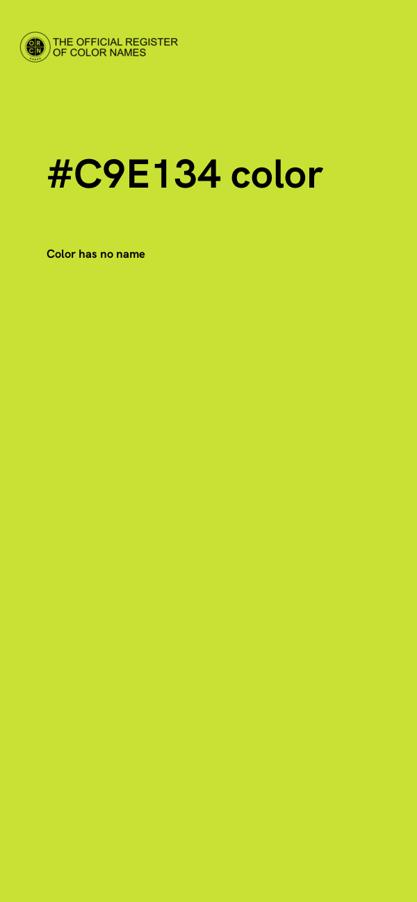 #C9E134 color image